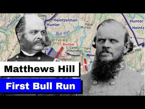 First Battle of Manassas, Matthews Hill | Animated Battle Map