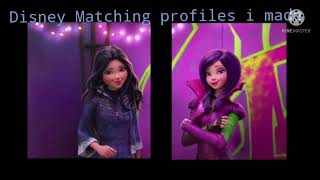 Disney matching pfps i cropped because I'm obsessed with Disney