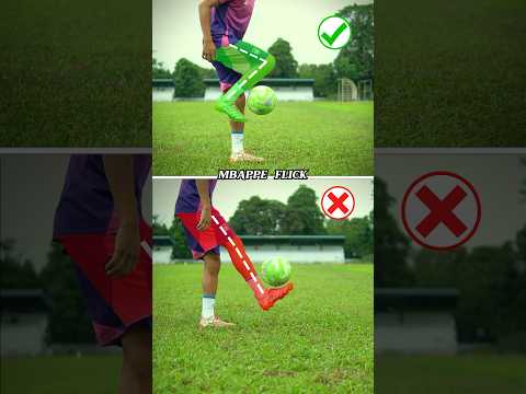 MBAPPE FLICK UP ⚽️.#footballskills #football #soccer #mbappe #soccer #shorts