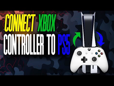 Part of a video titled HOW TO CONNECT XBOX CONTROLLER TO PS5, PS4 ...