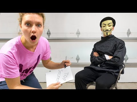 GRACE SHARER INTERVIEWS THE GAME MASTER!! (Top Secret Mystery Clues Solved) Video