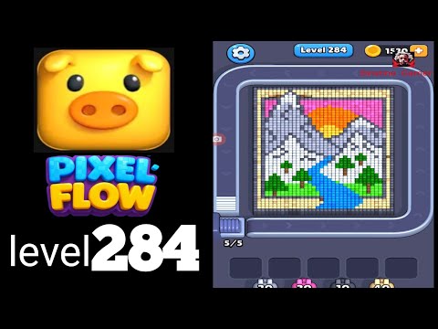 Pixel Flow Level 284 Walkthrough
