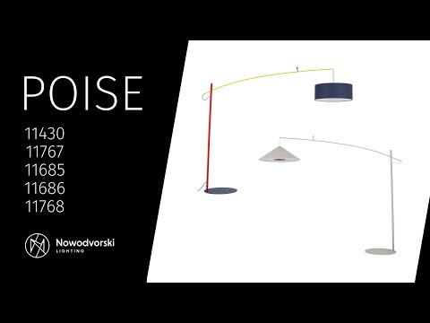 Торшер Nowodvorski 11685 Poise B E27 1x25W IP20 світло-сірий