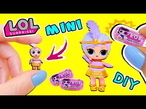 How to Make Miniature LOL Surprise Doll Under Wraps 4 series | Mini lol surprise | DIY Video