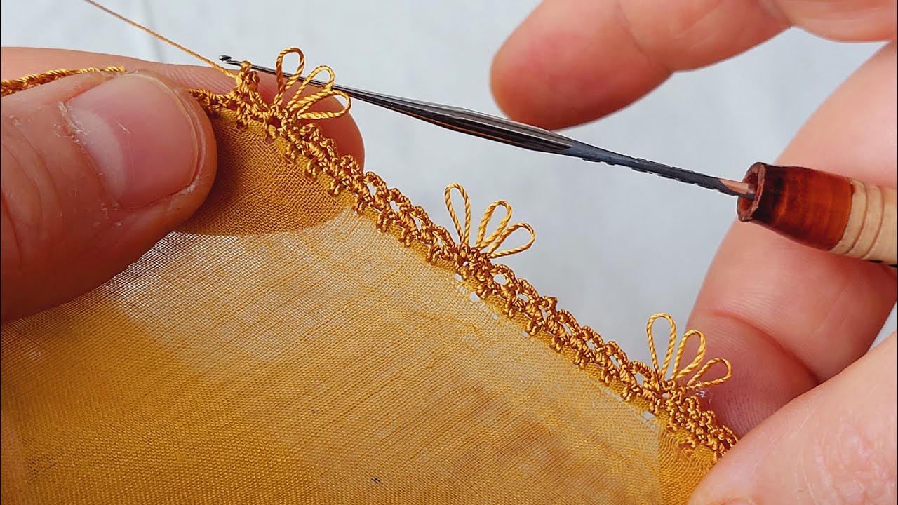 İğneden tığa tasarım miniminnacık çoook kolay kendi çapında çok şık bir tığ oyası