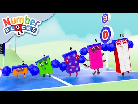 @Numberblocks- Team All Stars! | Learn to Count - Kingdom Kids Zone, Little Learners - Numberblocks