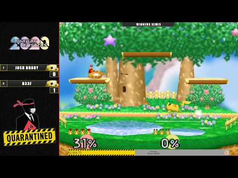 Quarantined Rapport EC Winners Semis - Josh Brody (Pikachu) Vs. B33f (Pikachu) Super Smash Bros