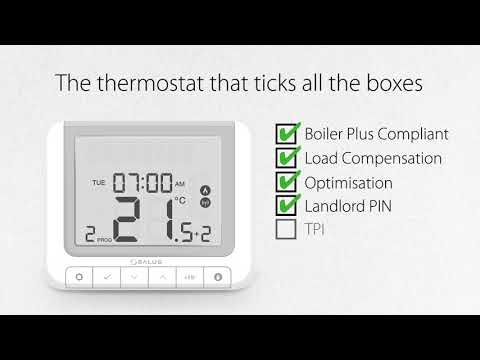 Salus bezvadu termostats RT520RF, programmējams video