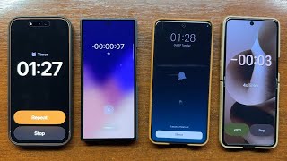 Download lagu iPhone 17 PM vs Samsung Z Fold 7 vs Xiaomi 15U vs Moto RAZR 60U Alarm Clock & Timer Alert Sounds mp3