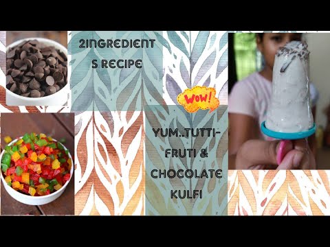 Tasty..Chocolate & Tutti-Frutti Kulfi.....Try It