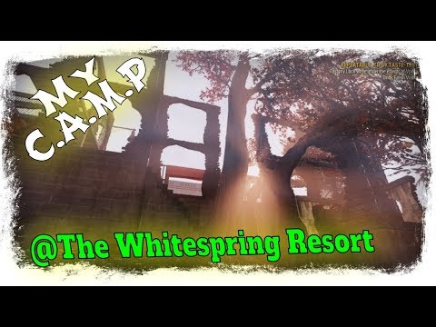 My First Fallout 76 CAMP at The Whitespring Resort with a little bit of Drama :)