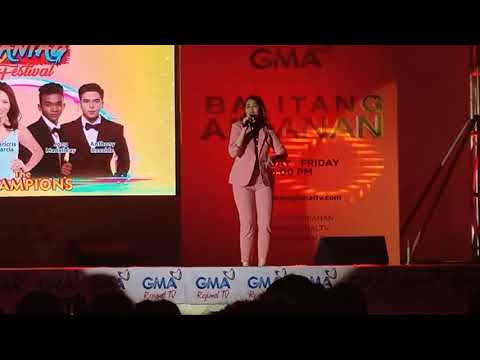 Maricris Garcia on Kapuso Night "Girl on fire" Vigan City Raniag twilight festival