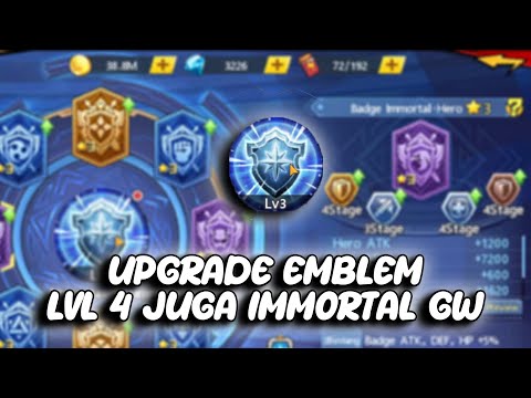 UPGRADE EMBLEM IMMORTAL LVL 4 AKHIRNYA | ONE PUNCH MAN The Strongest