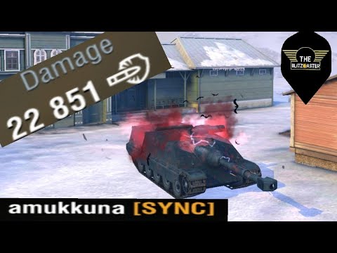Foch 155  :  22851 damage  8 kills  Uprising  World of Tanks Blitz