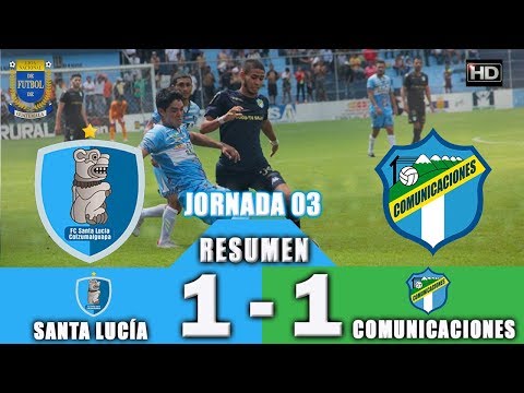 Primer punto de los cremas|| Santa Lucía 1 Vs Comunicaciones 1 ||Jornada 03||Apertura 2019