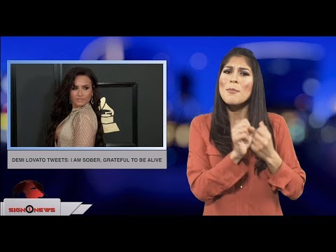 Demi Lovato tweets: I am sober, grateful to be alive (ASL - 12.23.18)