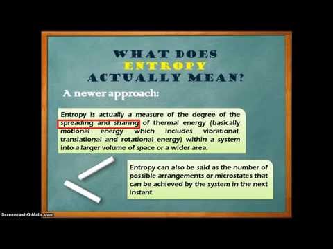 The Second Law of Thermodynamics [MELTING OF ICE]