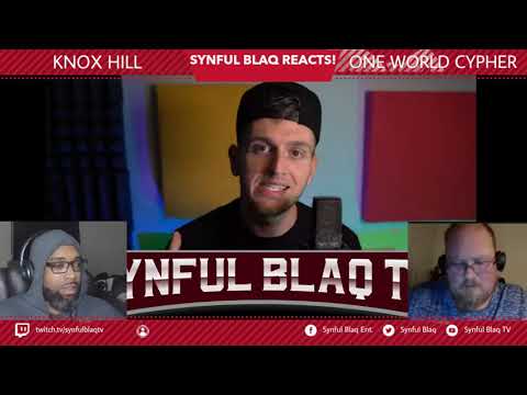 Top Indy Rappers on this one! Synful Blaq Reacts - Knox Hill - One World Cypher