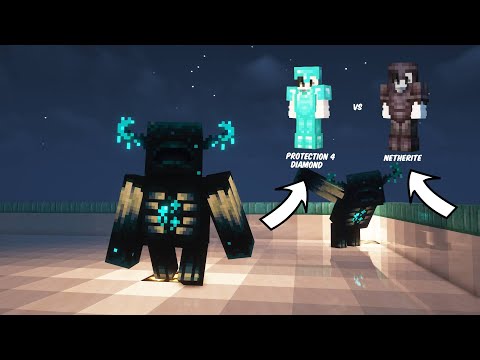 Full Protection 4 Diamond Armor Vs Full Netherite Armor