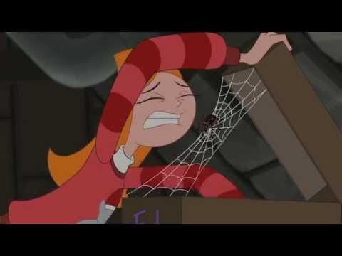 Phineas and Ferb Save Summer -  Candace Overcomes Her Arachnophobia [CLIP]
