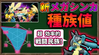 M次元ラッシュ！ DLC で 登場した『新メガシンカ』の ステータス・種族値 を確認してみよう！【ポケモンレジェンズZA】【ゆっくり解説】