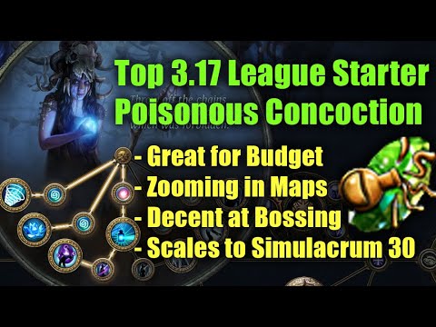 3.17 Top Tier League Starter - Poisonous Concoction Occultist Full Build Guide Archnemesis League