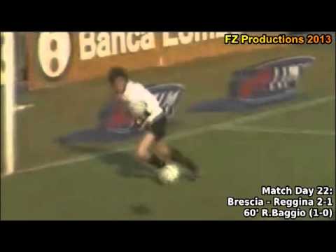 Serie A 2002-2003, day 22 Brescia - Reggina 2-1 (R.Baggio goal)