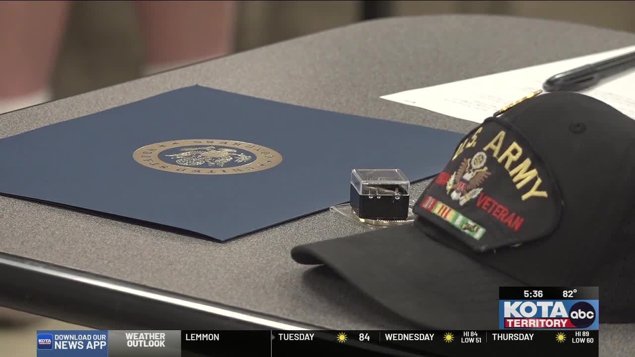 Video: Rep. Dusty Johnson attends Piedmont pinning ceremony for Vietnam and Cold War veterans