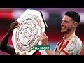 Declan Rice after winning his first silverware at Arsenal - ITV Sport