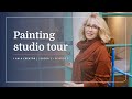 Painting Process Studio Tour Explained With Contemporary Artist Kimberly Brooks I Am A Creator