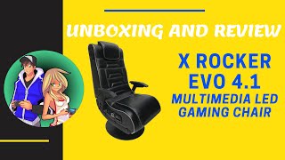 X Rocker 4.1 EVO Multimedia LED Gaming Chair Unboxing and Review