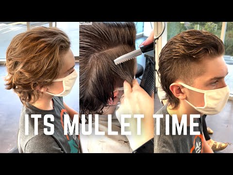 How to Cut a Mullet - mens haircutting tutorial unisex...