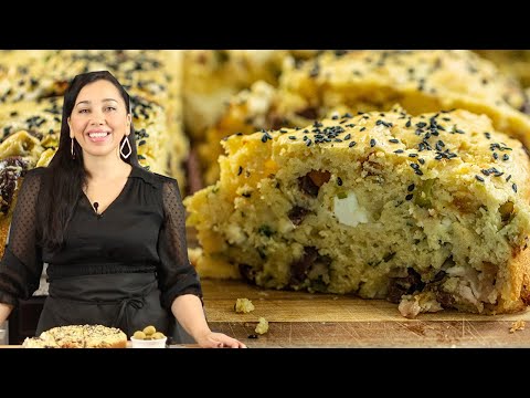 Make a Savory Cake with Olives & Feta: Cypriot Elioti