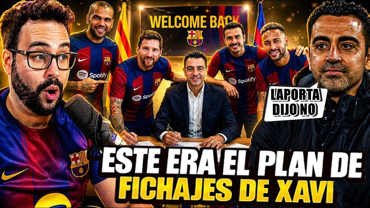 💥XAVI: "QUISE FICHAR a MESSI, NEYMAR, PEDRO y ALVES" ¡LAPORTA DIJO NO! - Se CONFIESA como NUNCA