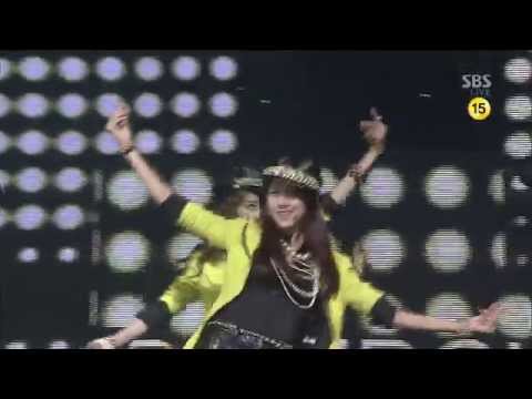 RAINBOW [Golden Touch] @SBS Inkigayo Popular song 20130217