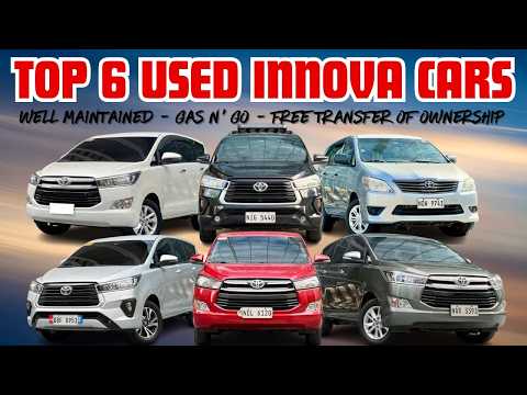 Secondhand Quality Used Toyota Innova | Segunda Manong MPV na Sasakyan sa Pilipinas 2026
