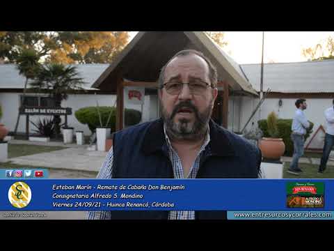 24-09-21 - Esteban Marín - Cabaña Don Benjamín - Consignataria Alfredo S. Mondino - Huinca Renancó,