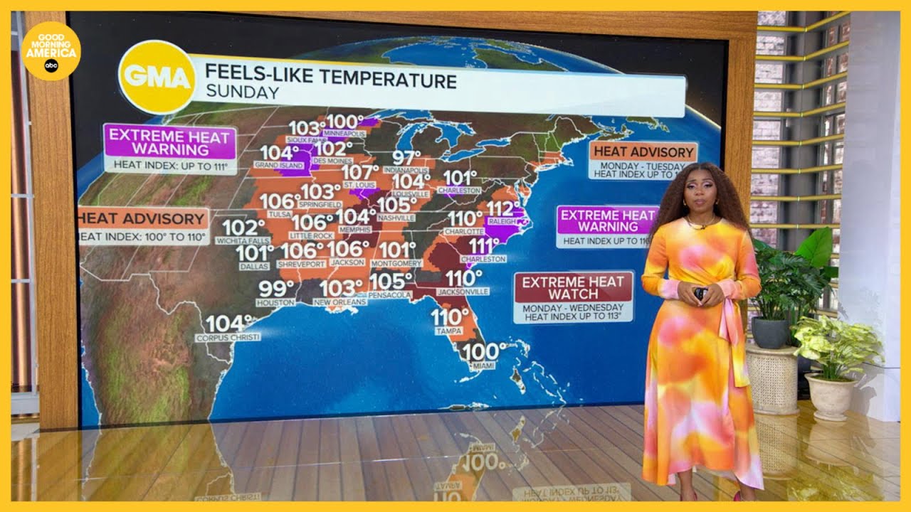 Extreme heat wave hits East Coast