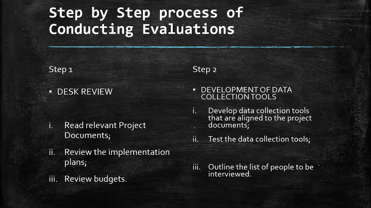 Steps in Project Evaluation that every Consultant should know