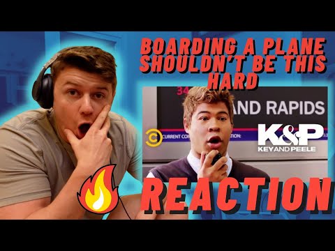 Boarding a Plane Shouldn’t Be This Hard - Key & Peele ((IRISH REACTION!!))