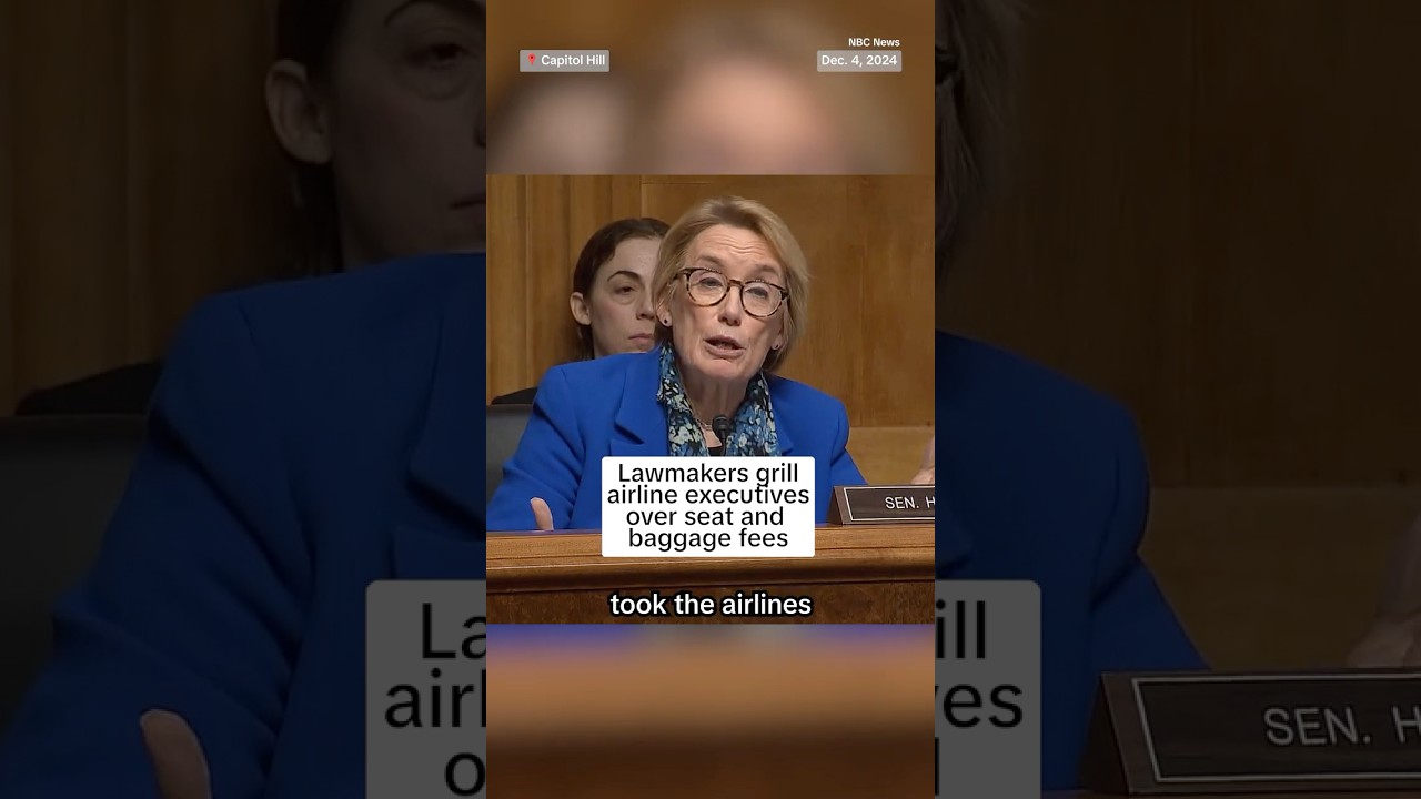 Lawmakers grill airline executives over seat and baggage fees