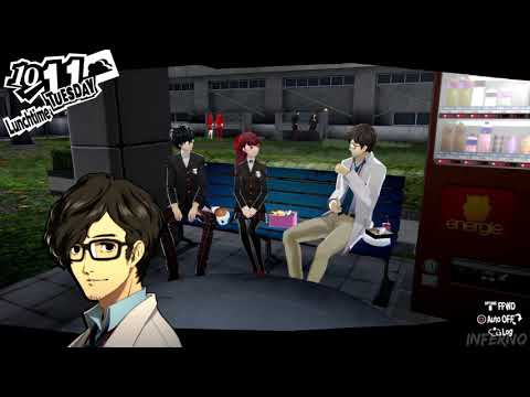 Persona 5 Royal English - Having Lunch with Kasumi and Maruki