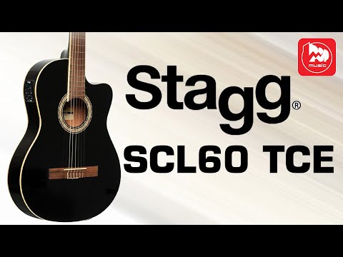 Stagg SCL60 TCE-NAT Spruce Top Nato Neck Classical Cutaway 6-String Acoustic-Electric Guitar w/EQ image 6