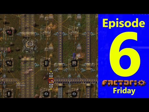 FACTORIO FRIDAY PART 6 - Trainworld - Starting Hub/Mall (KOS' blueprint) (No Commentary)