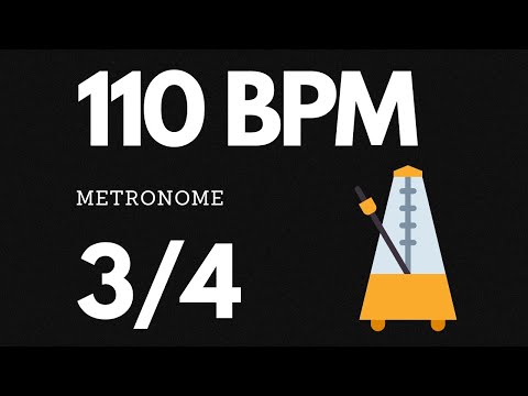 110 BPM Metronome 3/4