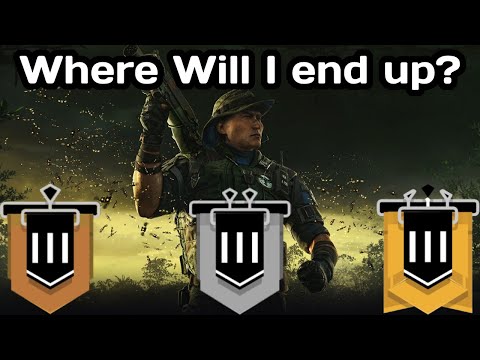 R6 Siege: Placement Games 5-9! Strictly Commentary for The Series No Rank to Diamond