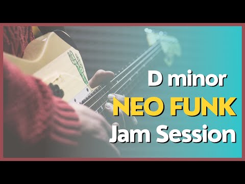 Soft Neo Funk Groove Guitar Backing Track in D minor