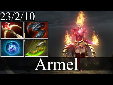 Fnatic.Armel - Lina | Midlane Gameplay Dota 2 Patch 7.31d