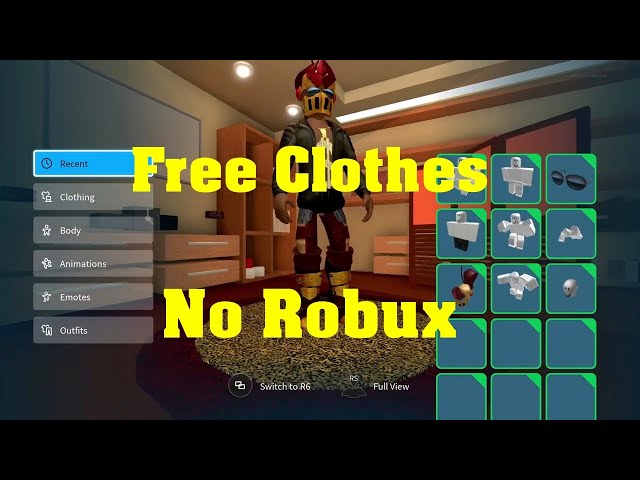 How To Get Free Clothes No Robux