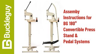 Assembling the BG 180° Convertible Hand or Foot Press Table and Pedal System